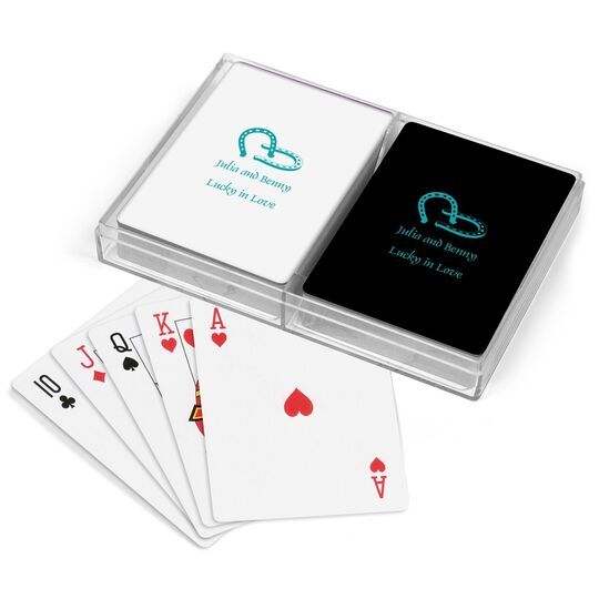 Horse Shoes Double Deck Playing Cards